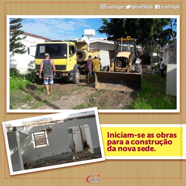 Começam hoje as obras da nova sede do CREF10